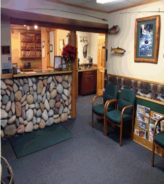 Reception area at Belgrade Back and Neck Clinic